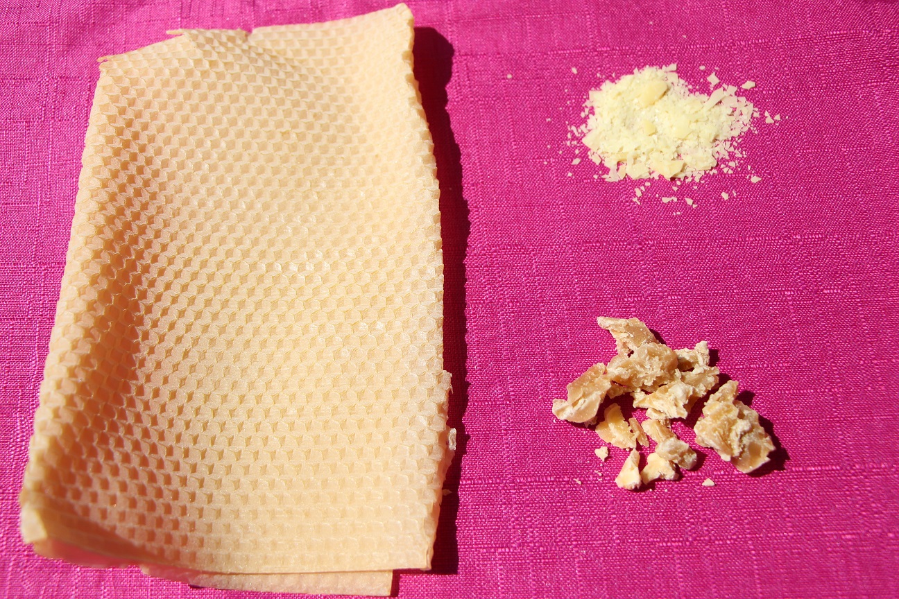 2 films alimentaires, réutilisables et écologiques à la cire d'abeille